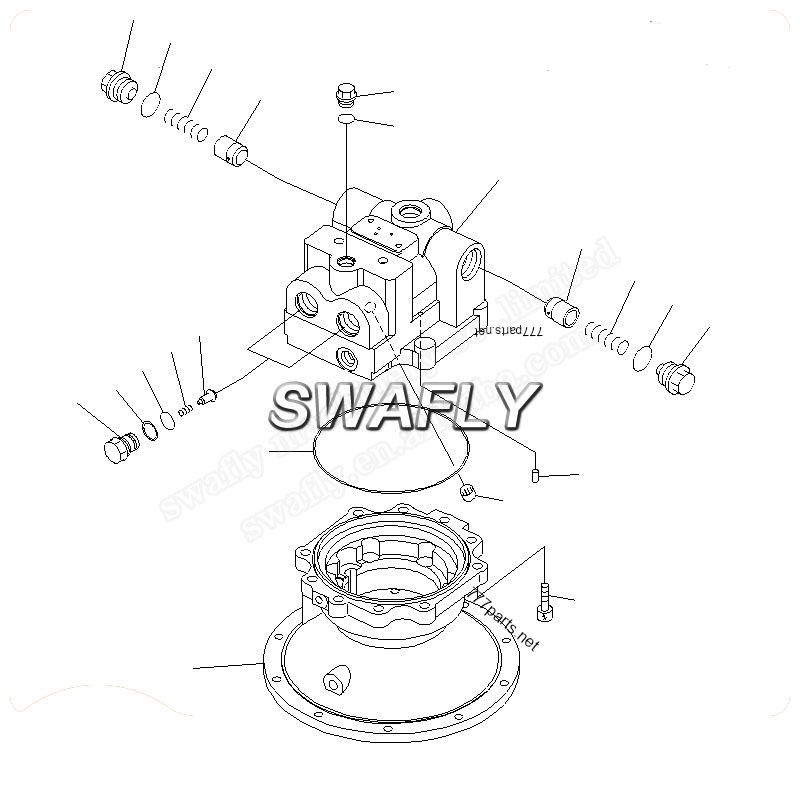 Komatsu PC2000-8 Swing Device 706-7K-01120