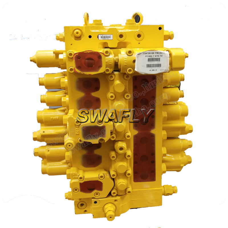 Komatsu PC300-7 Main Control Valve 723-47-26105 723-47-26104 723-47-26103